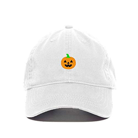 Halloween Pumpkin Baseball Cap Embroidered Cotton Adjustable Dad Hat