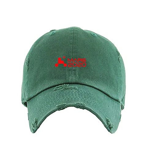 Mars 2020 Rover Vintage Baseball Cap Embroidered Cotton Adjustable Distressed Dad Hat