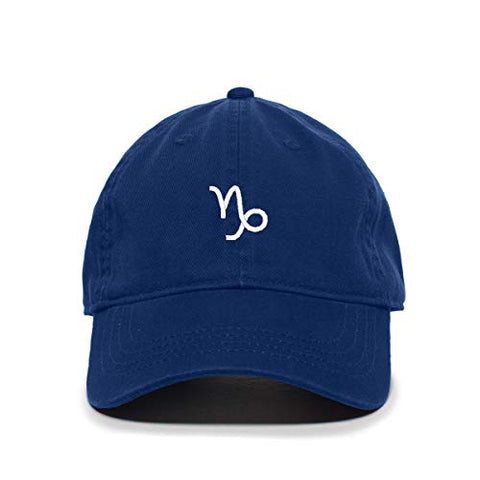 Capricorn Zodiac Sign Baseball Cap Embroidered Cotton Adjustable Dad Hat