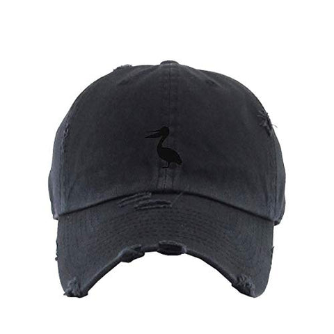 Pelican Vintage Baseball Cap Embroidered Cotton Adjustable Distressed Dad Hat