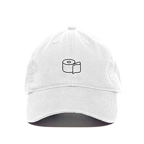 Toilet Paper Baseball Cap Embroidered Cotton Adjustable Dad Hat