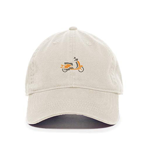 Scooter Baseball Cap Embroidered Cotton Adjustable Dad Hat