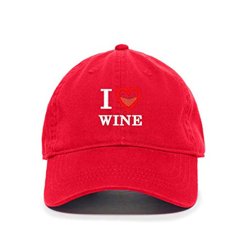 I Love Vine Baseball Cap Embroidered Cotton Adjustable Dad Hat