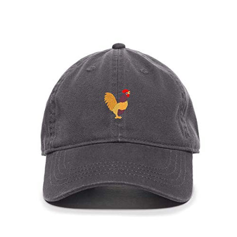 Rooster Baseball Cap Embroidered Cotton Adjustable Dad Hat