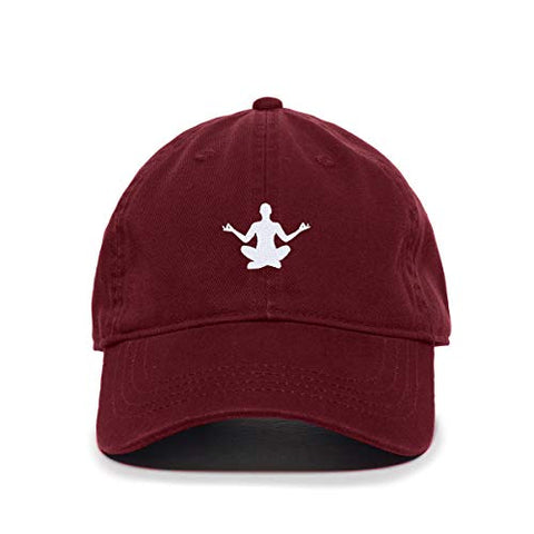 Yoga Baseball Cap Embroidered Cotton Adjustable Dad Hat