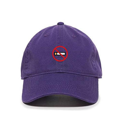 No Smoking Baseball Cap Embroidered Cotton Adjustable Dad Hat