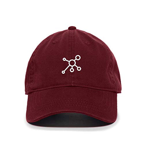 Molecule Baseball Cap Embroidered Cotton Adjustable Dad Hat