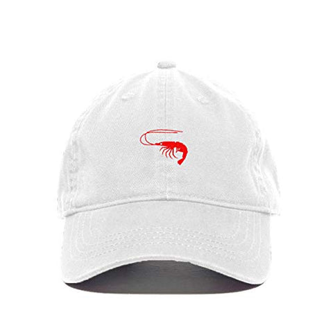 Shrimp Baseball Cap Embroidered Cotton Adjustable Dad Hat