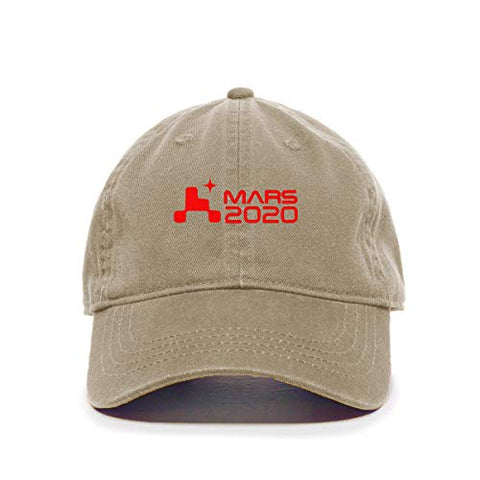 Mars 2020 Rover Logo Baseball Cap Embroidered Cotton Adjustable Dad Hat