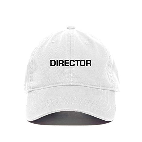 Director Baseball Cap Embroidered Cotton Adjustable Dad Hat