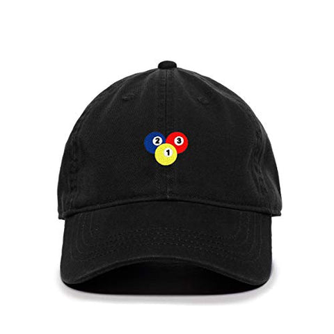 Billiard Balls Baseball Cap Embroidered Cotton Adjustable Dad Hat