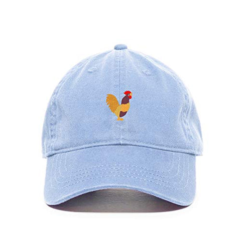 Rooster Baseball Cap Embroidered Cotton Adjustable Dad Hat