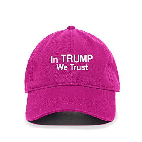 in Trump We Trust Baseball Cap Embroidered Cotton Adjustable Dad Hat