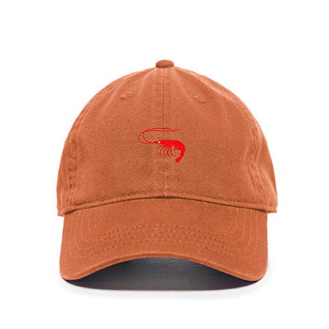 Shrimp Baseball Cap Embroidered Cotton Adjustable Dad Hat