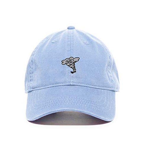 Tornado Baseball Cap Embroidered Cotton Adjustable Dad Hat