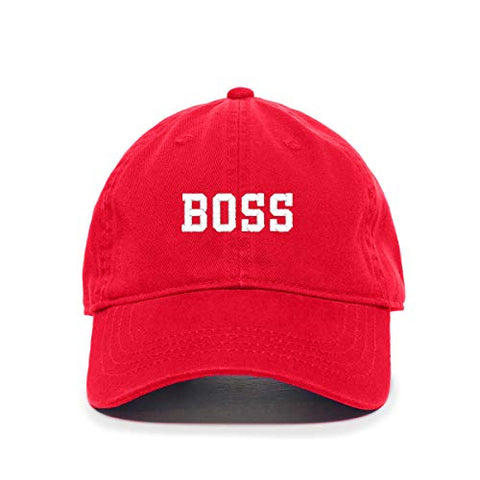 Boss Baseball Cap Embroidered Cotton Adjustable Dad Hat