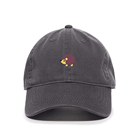 Hedgehog Baseball Cap Embroidered Cotton Adjustable Dad Hat