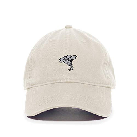 Tornado Baseball Cap Embroidered Cotton Adjustable Dad Hat