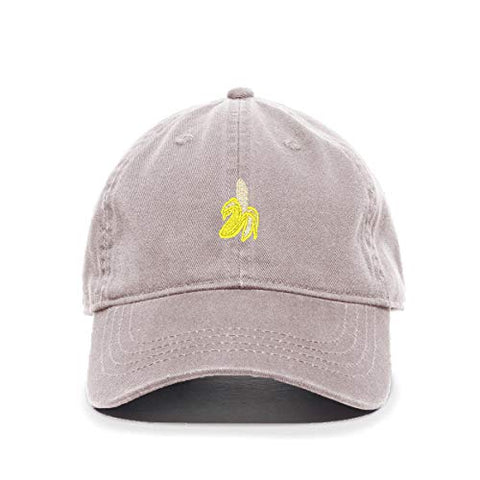 Peeled Banana Baseball Cap Embroidered Cotton Adjustable Dad Hat