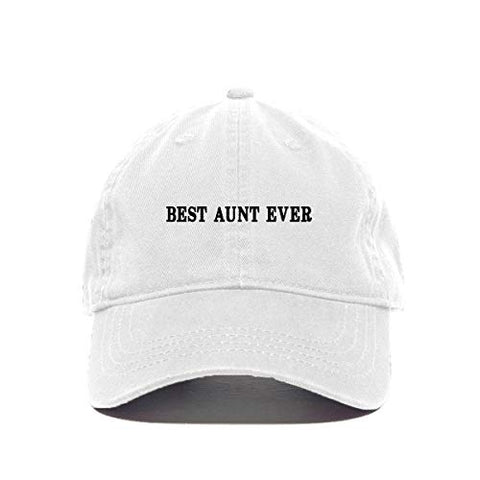 Best Aunt Ever Baseball Cap Embroidered Cotton Adjustable Dad Hat