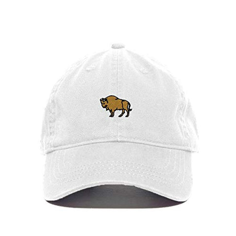 Wild Buffalo Baseball Cap Embroidered Cotton Adjustable Dad Hat