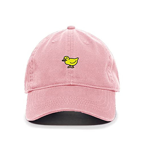 Duck Baseball Cap Embroidered Cotton Adjustable Dad Hat