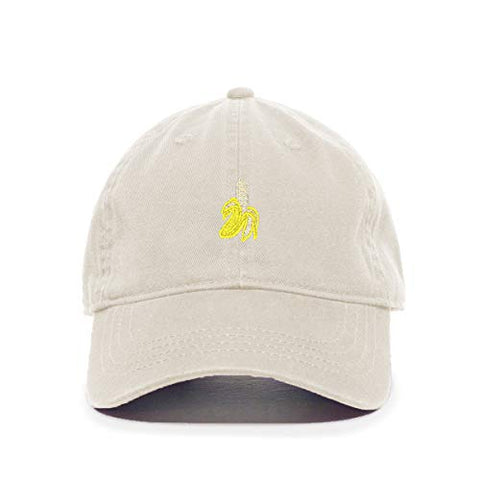 Peeled Banana Baseball Cap Embroidered Cotton Adjustable Dad Hat