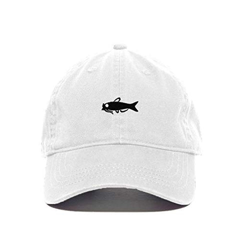 Catfish Baseball Cap Embroidered Cotton Adjustable Dad Hat