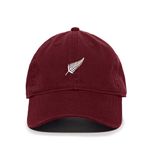 Fern Baseball Cap Embroidered Cotton Adjustable Dad Hat