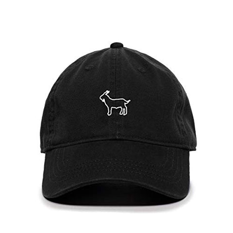 Goat Baseball Cap Embroidered Cotton Adjustable Dad Hat