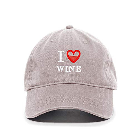 I Love Vine Baseball Cap Embroidered Cotton Adjustable Dad Hat