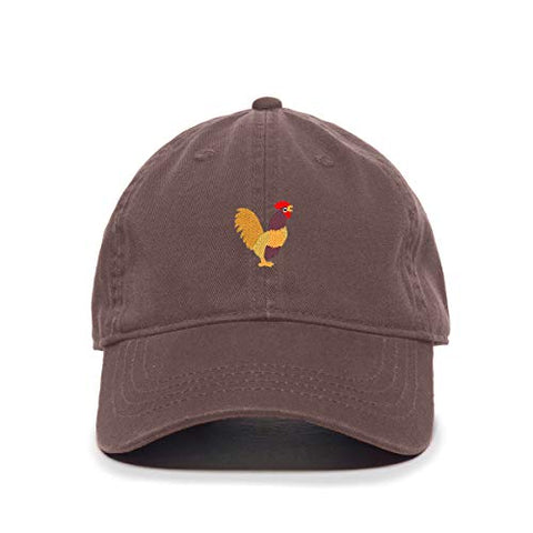 Rooster Baseball Cap Embroidered Cotton Adjustable Dad Hat