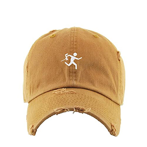 Paintball Vintage Baseball Cap Embroidered Cotton Adjustable Distressed Dad Hat