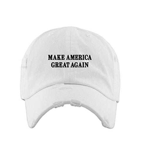 Make America Great Again Vintage Baseball Cap Embroidered Cotton Adjustable Distressed Dad Hat