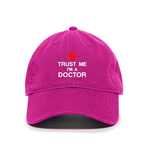 Trust Me I'm A Doctor Baseball Cap Embroidered Cotton Adjustable Dad Hat