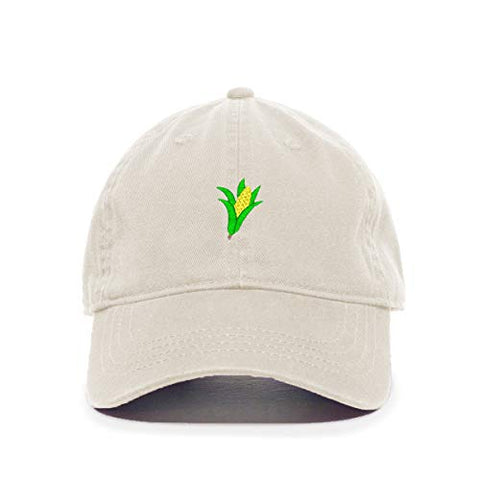 Corn Baseball Cap Embroidered Cotton Adjustable Dad Hat