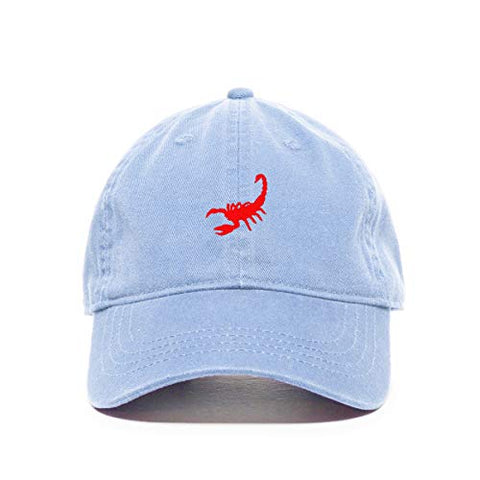 Scorpion Baseball Cap Embroidered Cotton Adjustable Dad Hat