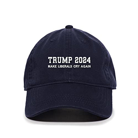 Trump Make Liberals Cry Again Baseball Cap Embroidered Cotton Adjustable Dad Hat