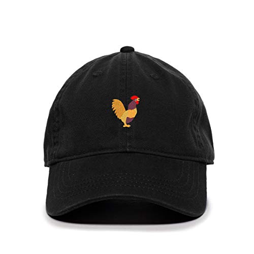 Rooster Baseball Cap Embroidered Cotton Adjustable Dad Hat