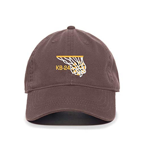 Kobe KB-24 Baseball Cap Embroidered Cotton Adjustable Dad Hat