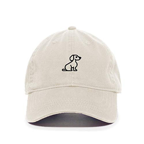 Dog Baseball Cap Embroidered Cotton Adjustable Dad Hat