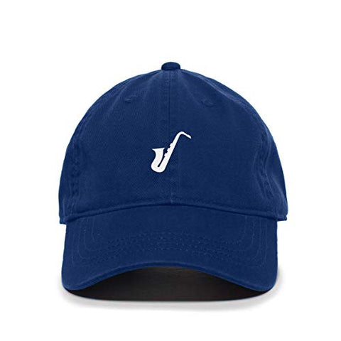 Saxophone Baseball Cap Embroidered Cotton Adjustable Dad Hat