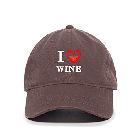 I Love Vine Baseball Cap Embroidered Cotton Adjustable Dad Hat