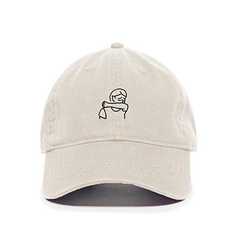 Coughing Guy Baseball Cap Embroidered Cotton Adjustable Dad Hat