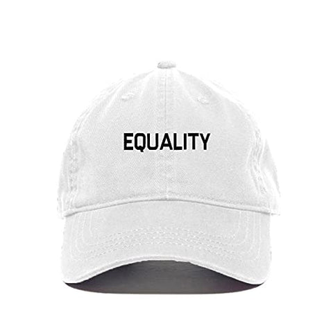 Equality Baseball Cap Embroidered Cotton Adjustable Dad Hat