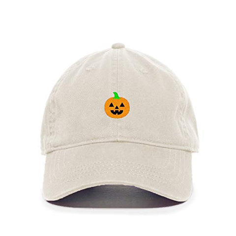 Halloween Pumpkin Baseball Cap Embroidered Cotton Adjustable Dad Hat