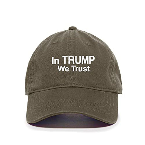 in Trump We Trust Baseball Cap Embroidered Cotton Adjustable Dad Hat