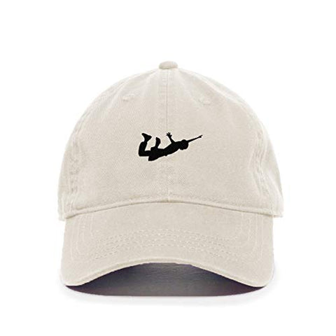 Guy Flying Baseball Cap Embroidered Cotton Adjustable Dad Hat