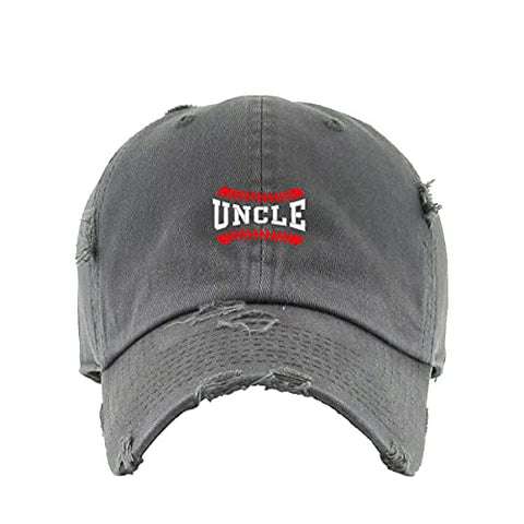 Baseball Uncle Vintage Baseball Cap Embroidered Cotton Adjustable Distressed Dad Hat