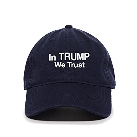 in Trump We Trust Baseball Cap Embroidered Cotton Adjustable Dad Hat